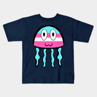 Transgender Pride Jellyfish Kids T-Shirt